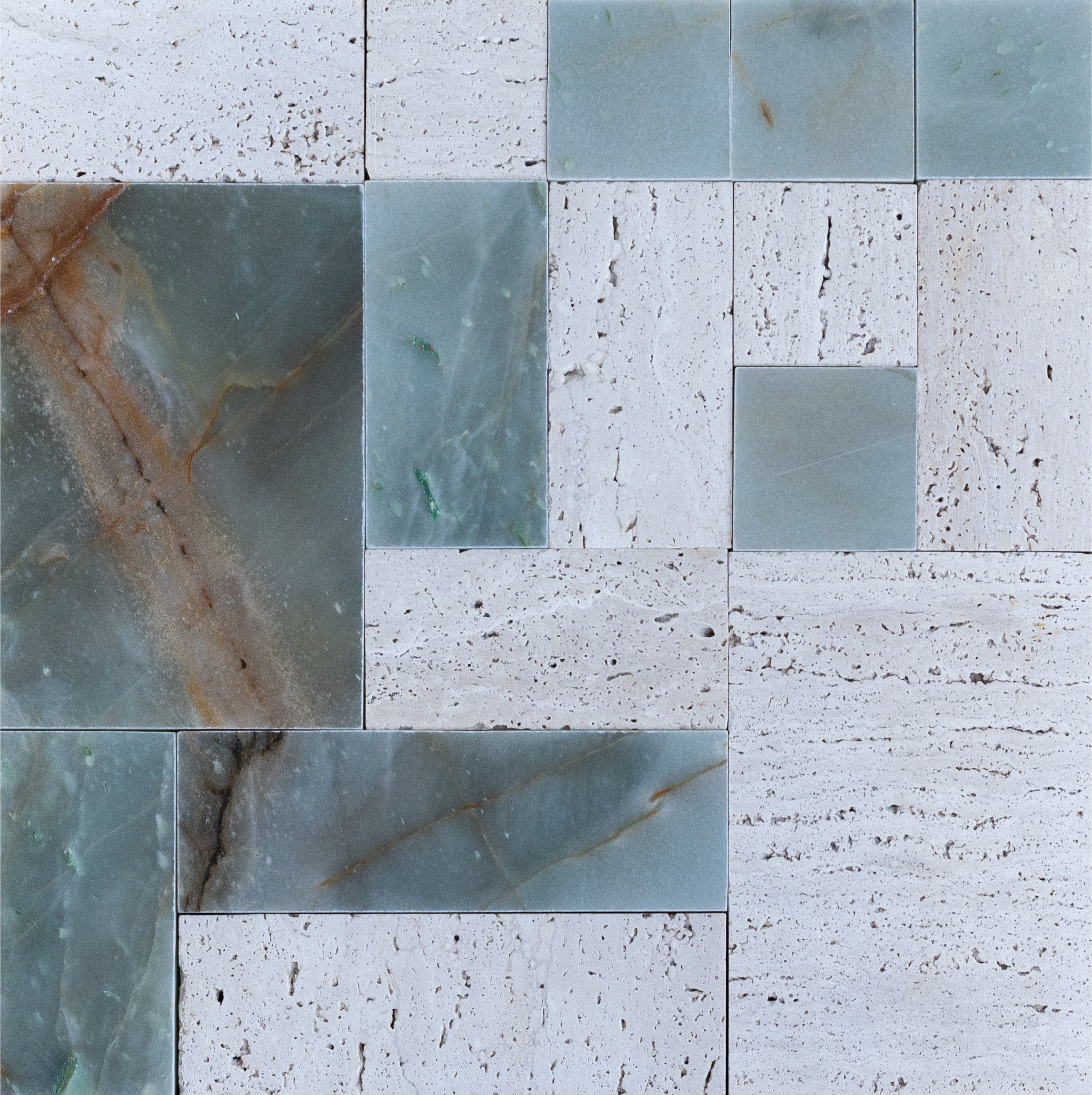 Mariana-Balbinotti-Gava-Frammenti-Quartzito-Da-Vinci-Mármore-Travertino-Romano